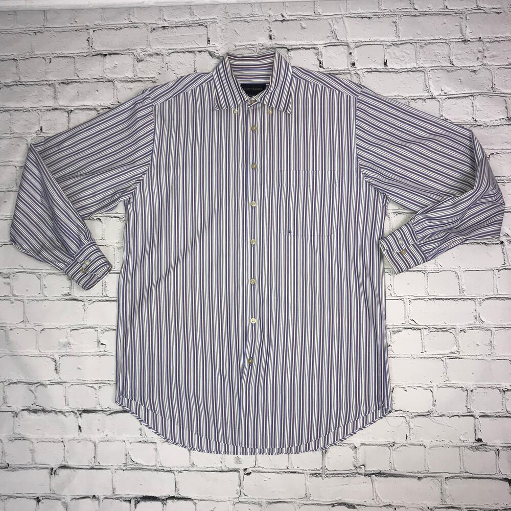 Scott Barber Horizontal Stripe Button Down - image 1